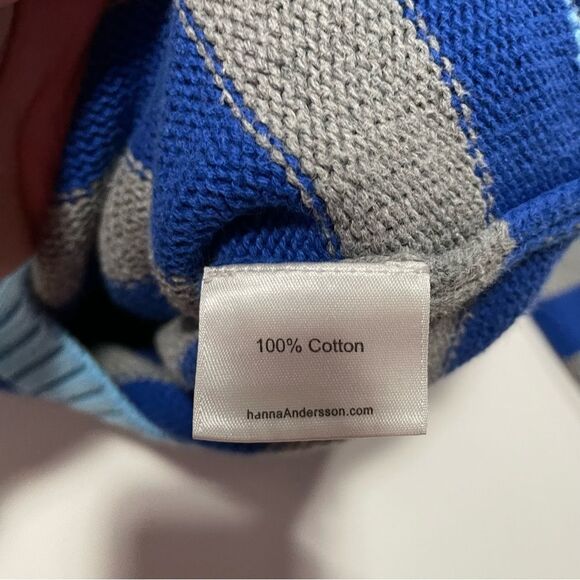 Hanna Andersson Striped Mid Weight Knit Crewneck Sweater - Picture 3 of 4